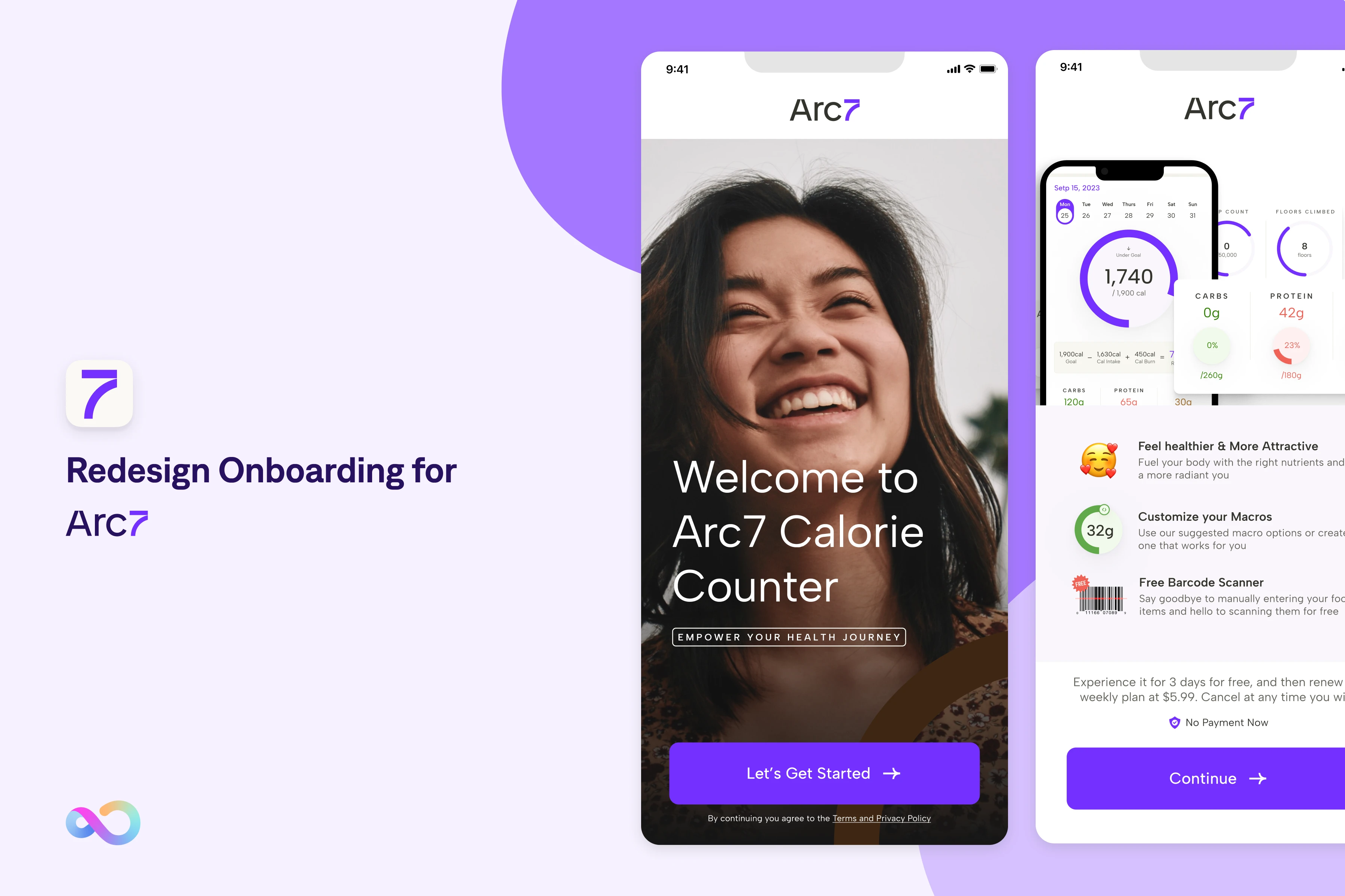 Calorie Tracking App Onboarding Optimization cover